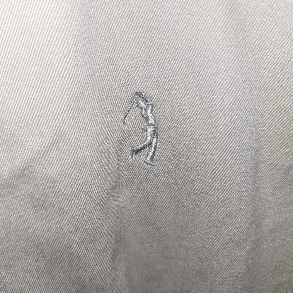 An A.C. Jackets khaki colored Golf jacket in an XL. 100% cotton. - Picture 4 of 8